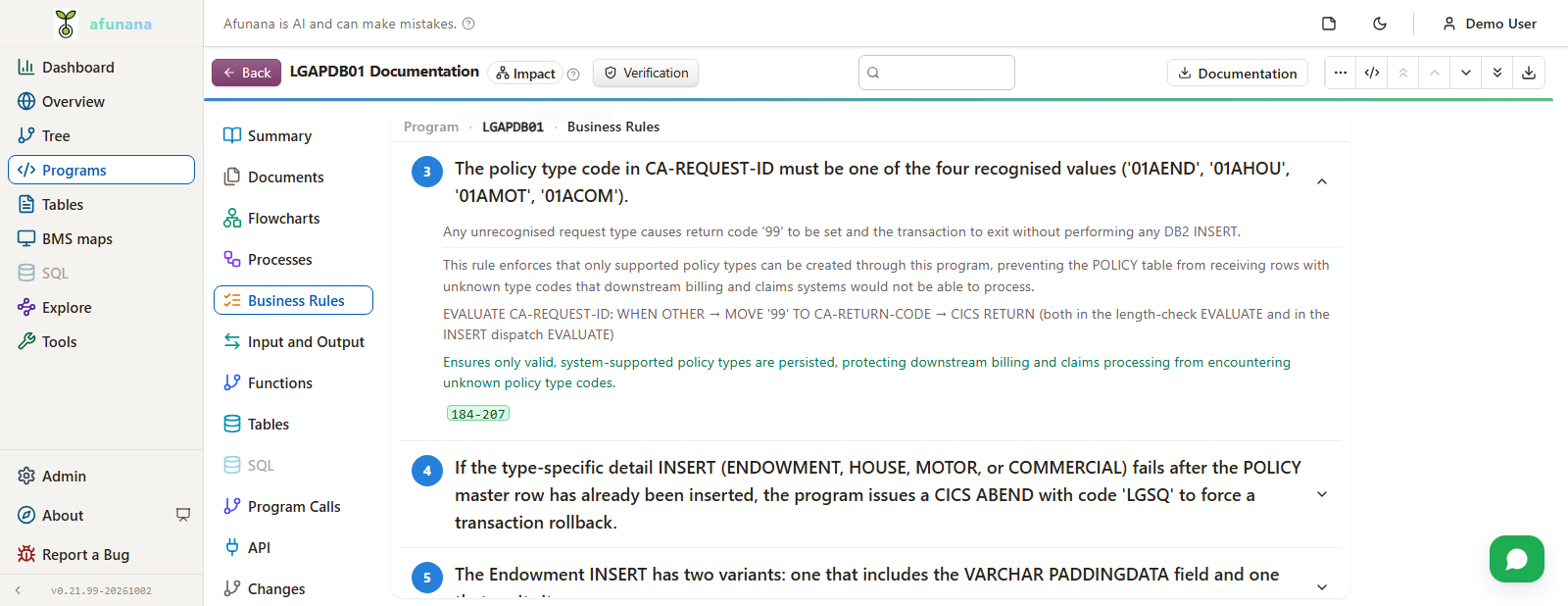 A policy-type rule with a source citation